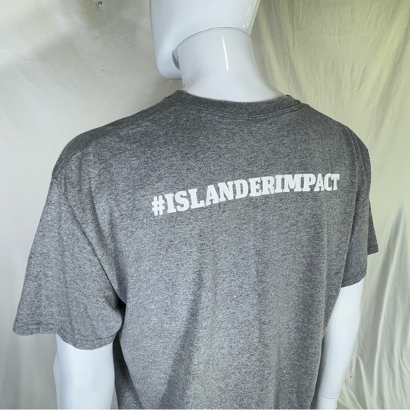 Gildan Unisex TAMCC Islanders Make a Difference Heather Gray Short Sleeve Tee - Picture 4 of 6